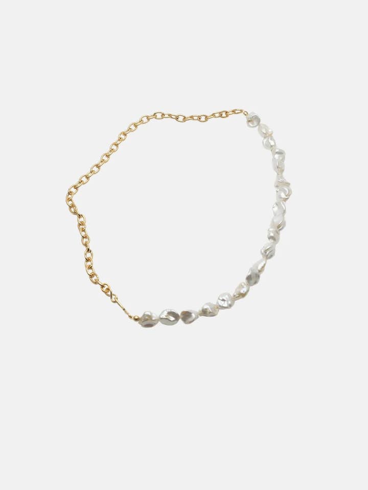 Collier bi-matière Ress pour la vente par LA MAISON GISEL B.