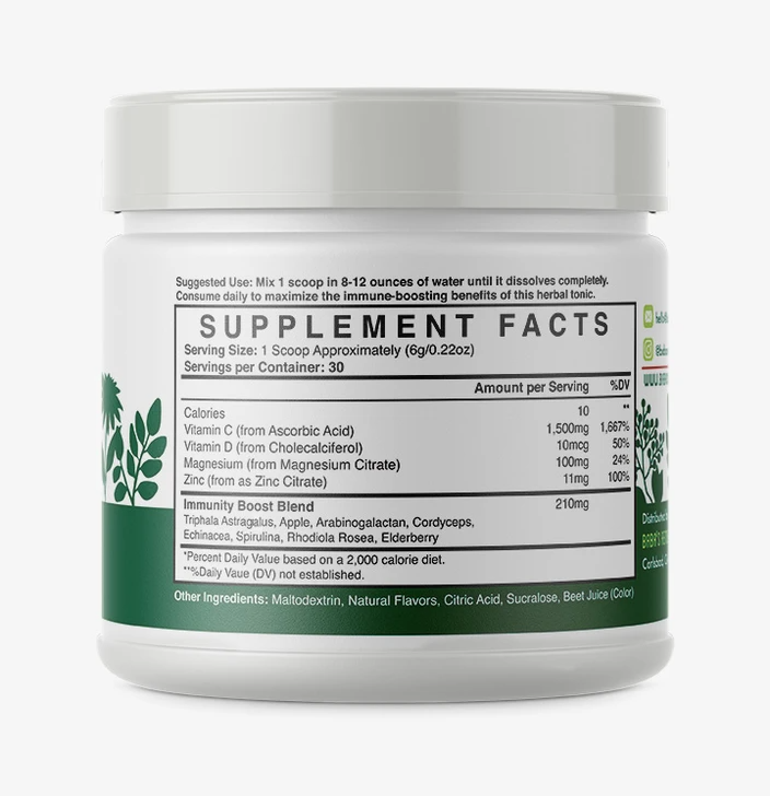 Baba's Remedies - Wholesale Powdered Health Drink - Baba's Remedies Immunity & Allergy Powder Mixed Berry3