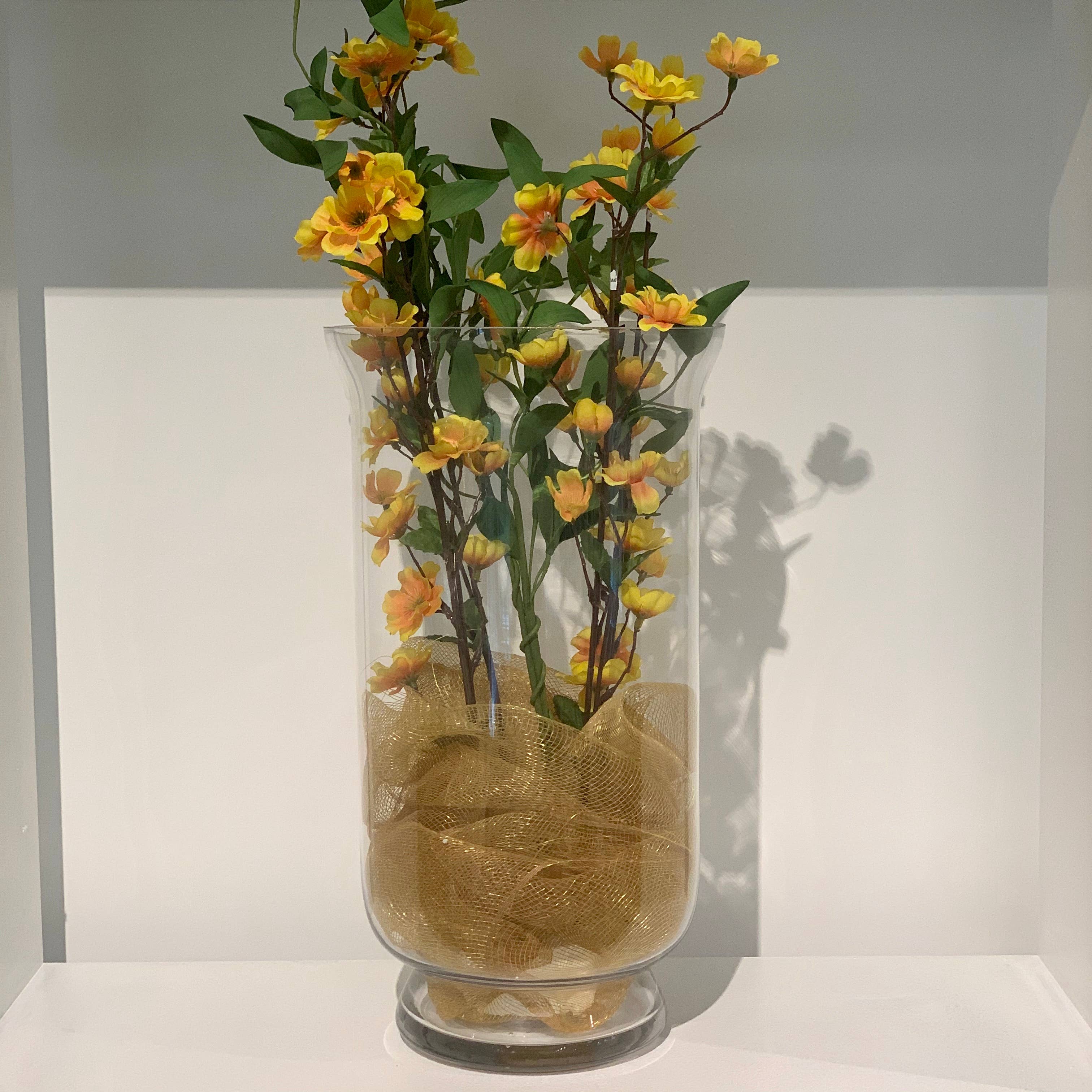 WGV International - Wholesale Vase - WGV Large Hurricane Glass Vase - 8" x 15"H3