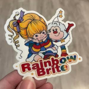 Fruits & Sweets Glitter Stickers - Over the Rainbow