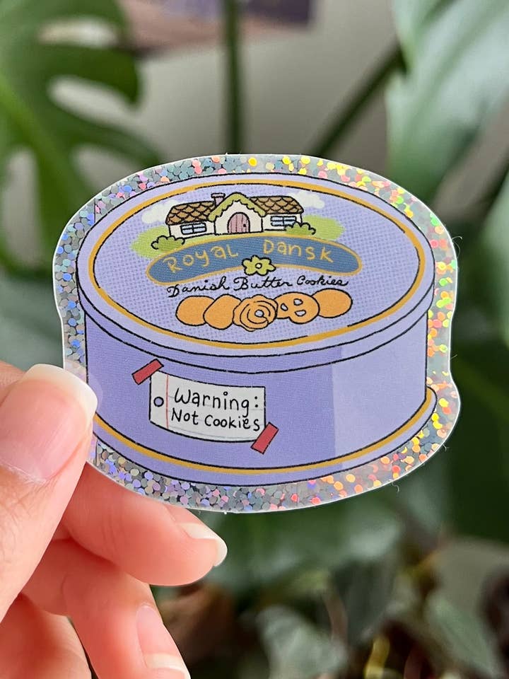 Sewing Kit Glitter Sticker for wholesale by Marlene Vega Studio