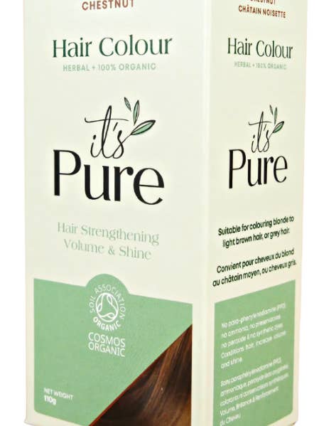 It's Pure Organic Herbal Hair Colour Chestnut for wholesale by It's Pure