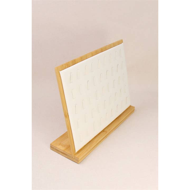 BELLISSIMA BIJOUX - Wholesale Jewelry Stand & Display - Bamboo Ring Display – 45 Slots1