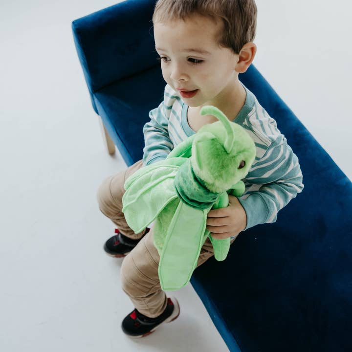 The Petting Zoo - Wholesale Stuffed/Plush Toy - Kids & Baby - 12" (35cm) Wild Onez Grasshopper2