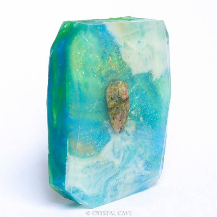 Mother Earth - Unakite Gemstone Soap for wholesale by Crystal Cave
