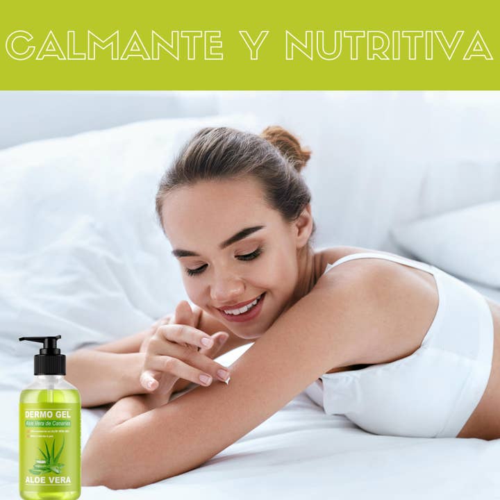 Qknatur - Wholesale Aftersun/Sun Damage Repair Cream - DERMO GEL ALOE VERA FROM CANARY ISLANDS BIO - 250ml4