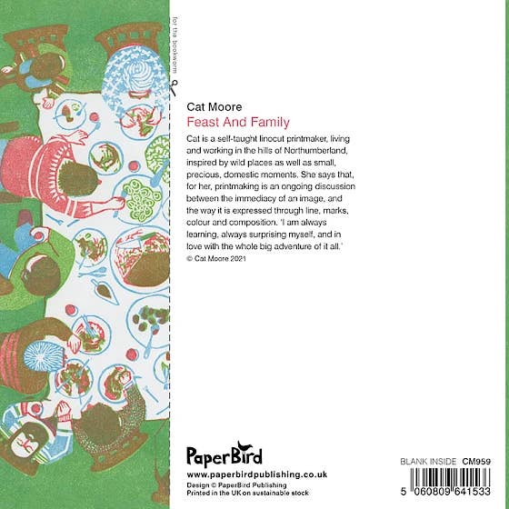 Paper Bird Publishing – wholesale Everyday greeting card – Feast And Family1