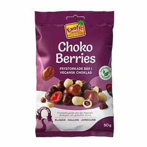 SWEDISHCANDY4U - Wholesale Chocolate-covered sweets - EXOTIC CHOKOBERRIES ECO50