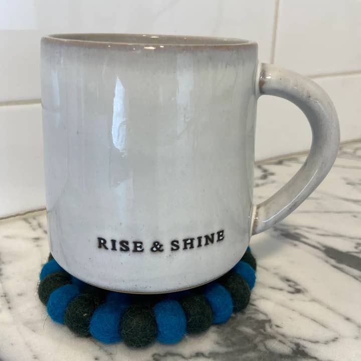 Coasters - Bundle of 24 for wholesale by Fibres of Life - Wool & Felt