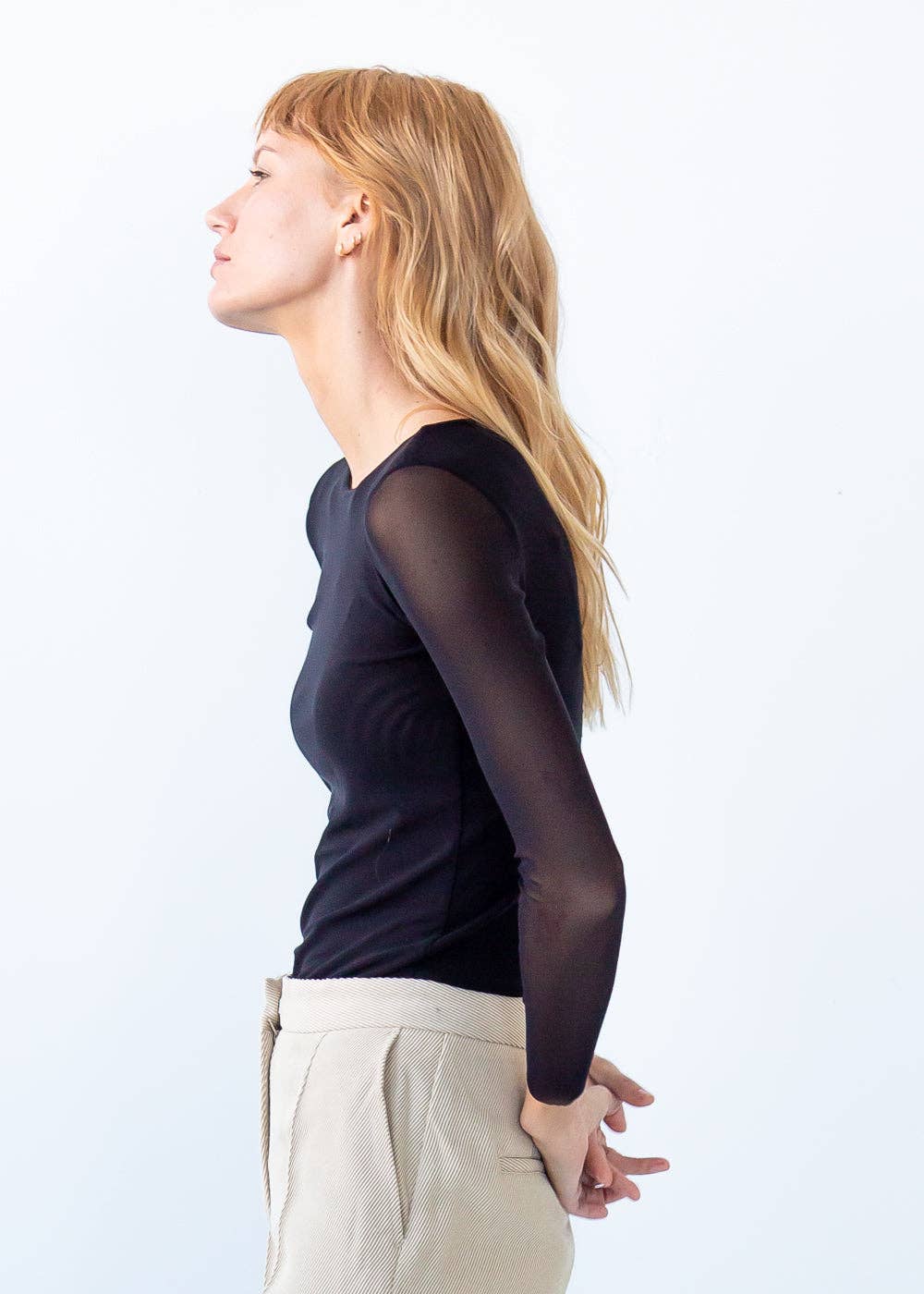 AMB Designs – Blusa - Mulher por atacado – Top Transparente Duplo Sólido Florence2