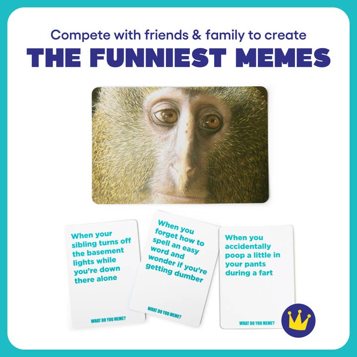 What Do You Meme - Wholesale Card Game - What Do You Meme?® Family Edition - The Hilarious Family Card Game for Meme Lovers1