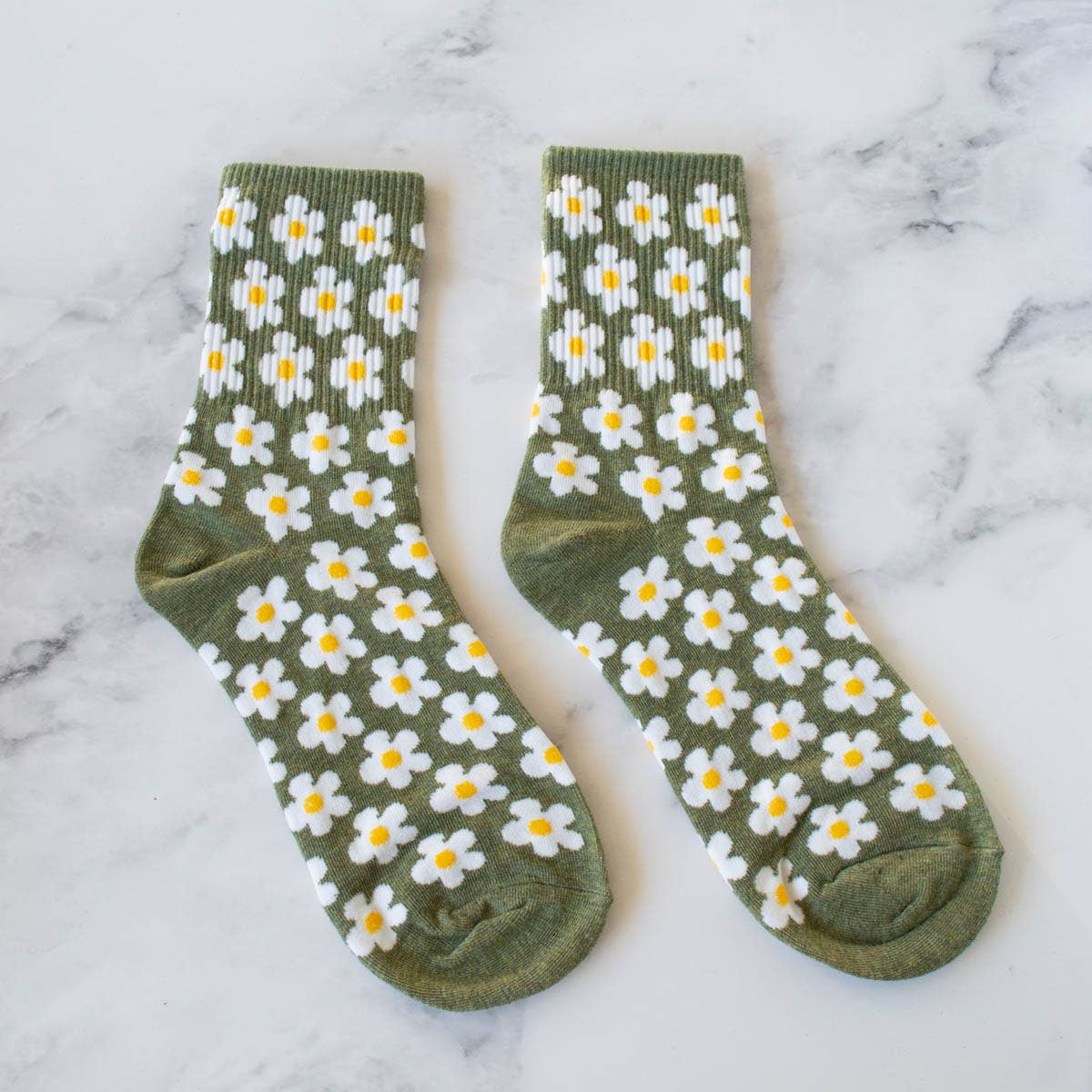 Tiepology - Wholesale Socks - Women's - Full of Daisy Casual Socks4