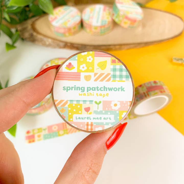 Spring Patchwork - Washi Tape for wholesale by Laurel Mae Art