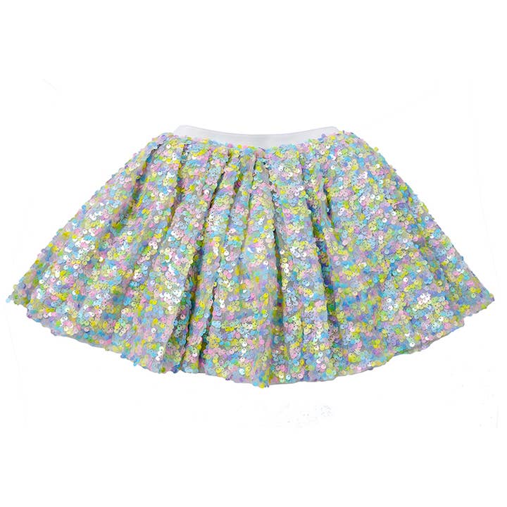 Sparkle Sisters by Couture Clips - Wholesale Tutu – Child - Green Pretty Pastel Sequin Tutu