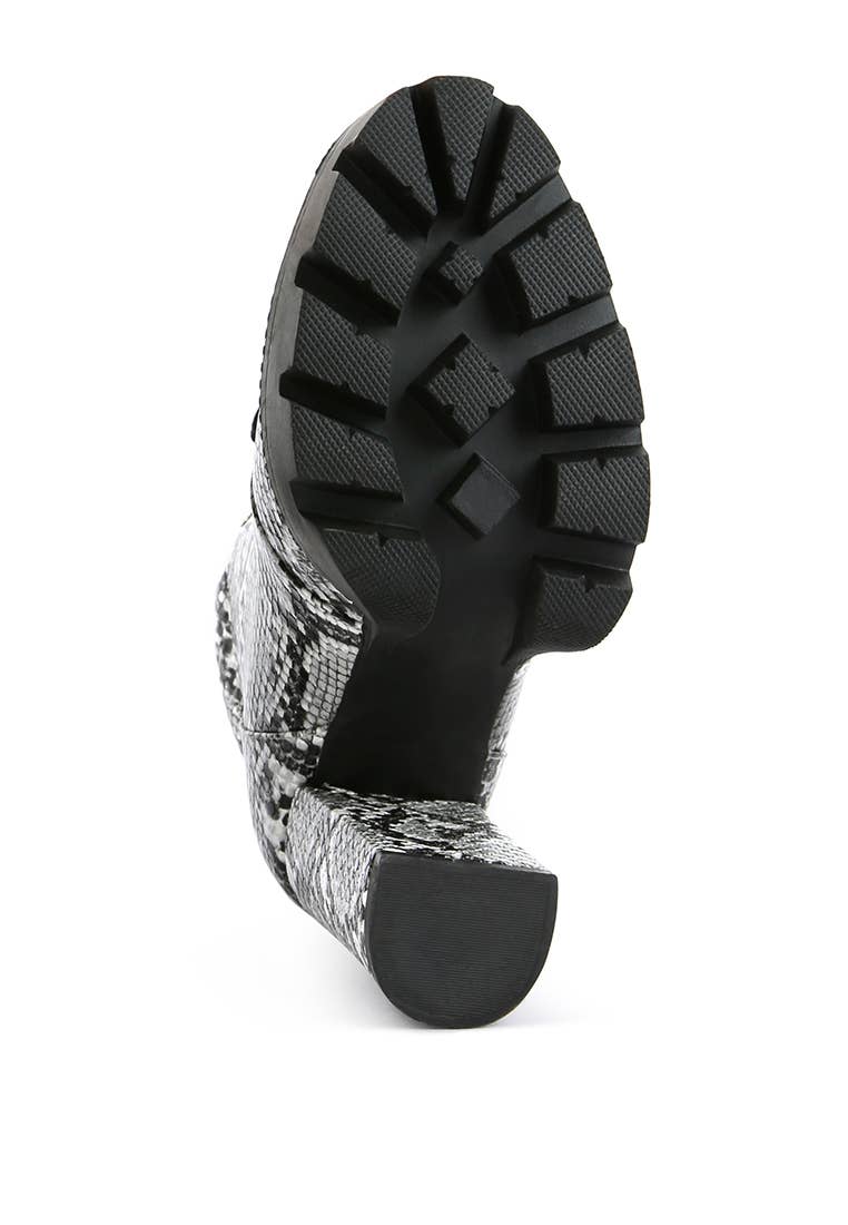 Rag Company - Vente Bottines – femme - Bottines en peau de serpent Palmetto10