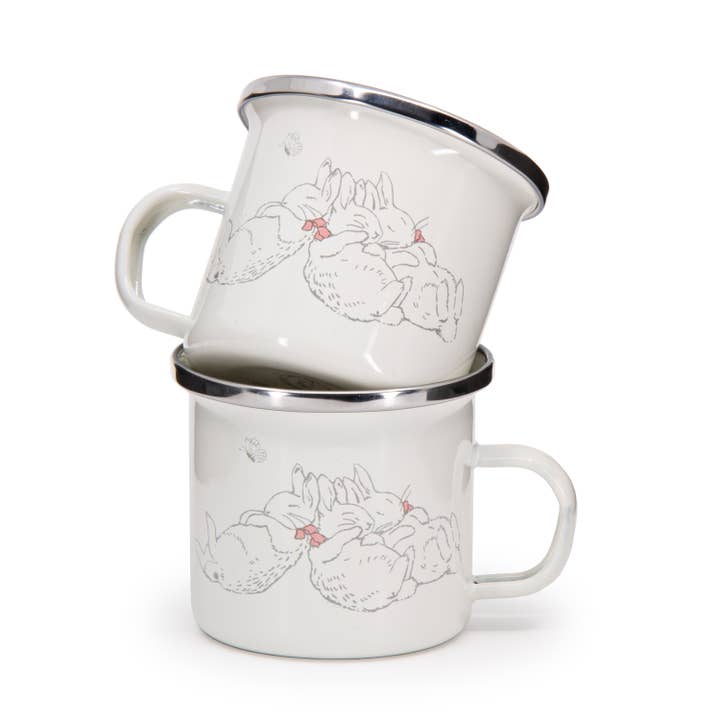 Golden Rabbit Home - Wholesale Dinnerware Set - Girl Rabbits Child Set