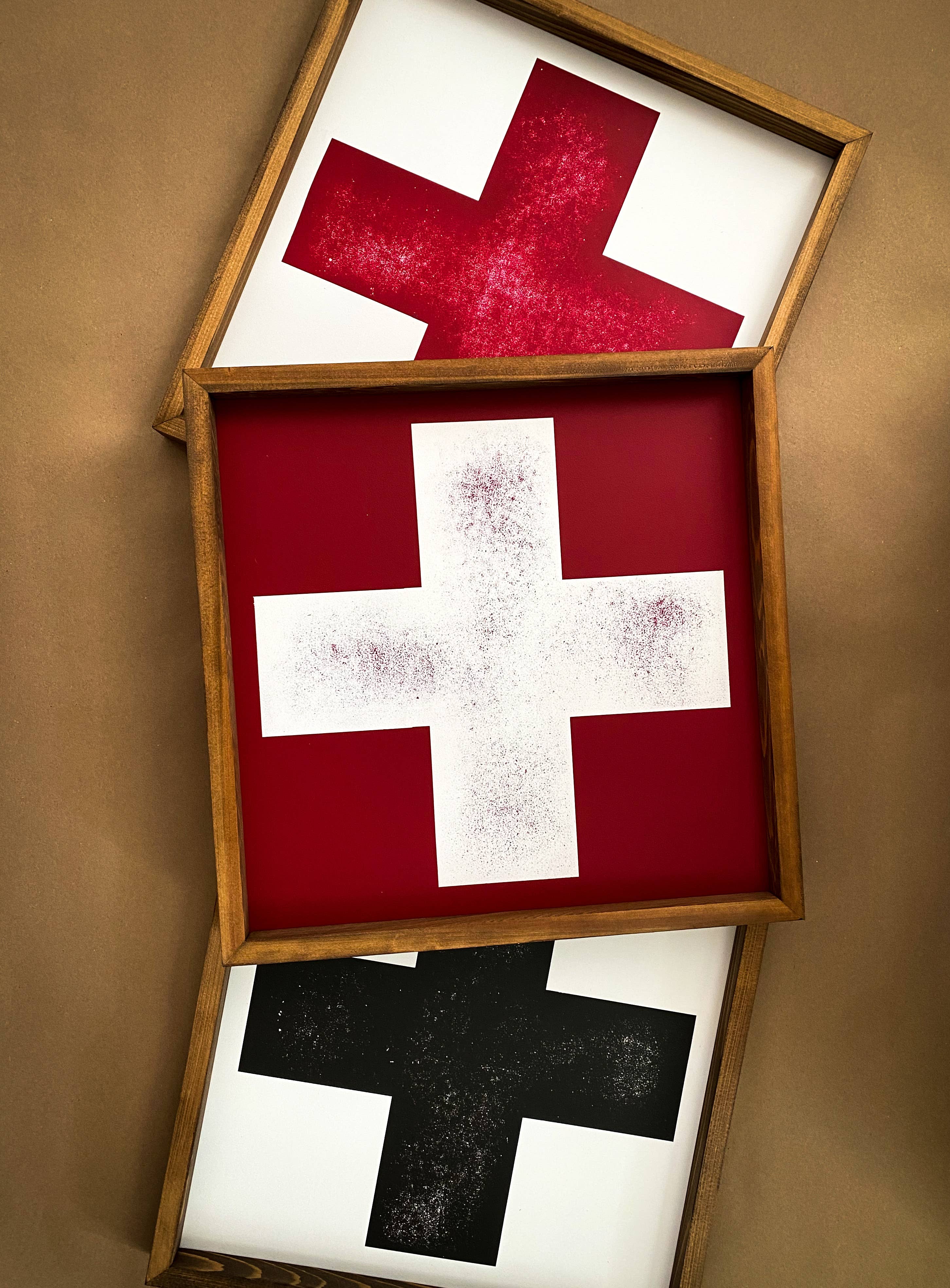 Southern Mesa Trading Co. - Wholesale Sign - Swiss Cross Wood Wall Art 7