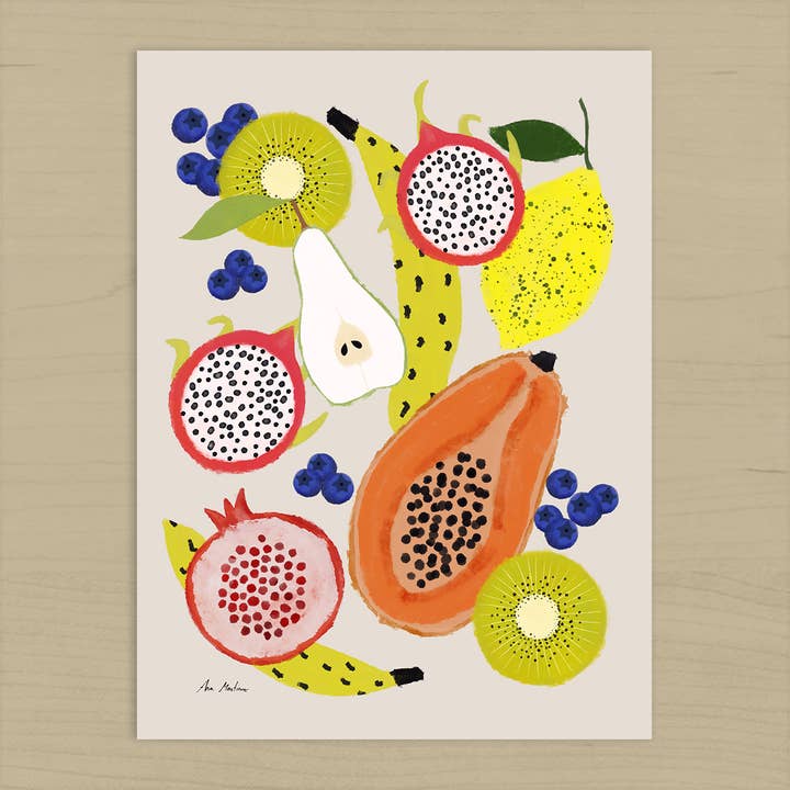 El buen limón – Großhandel Kunstdruck – Tropische Früchte Kunstdruck