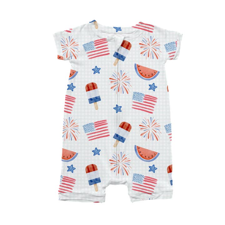 Stjerner & Striber Zippy Shorts Bambus Pyjamas for engroshandel hos Wyldhood