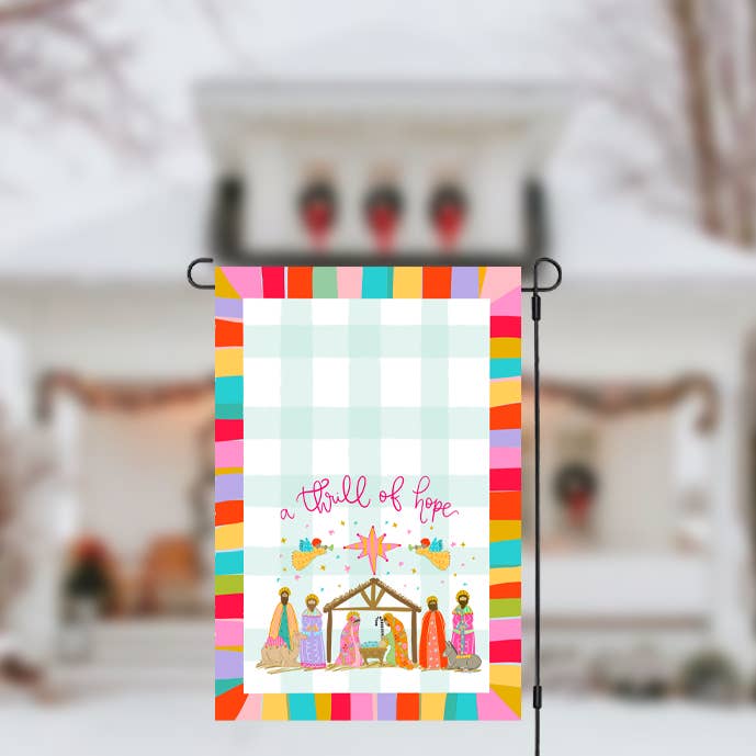 En spænding ved Hope Garden Flag for engroshandel hos Doodles By Rebekah