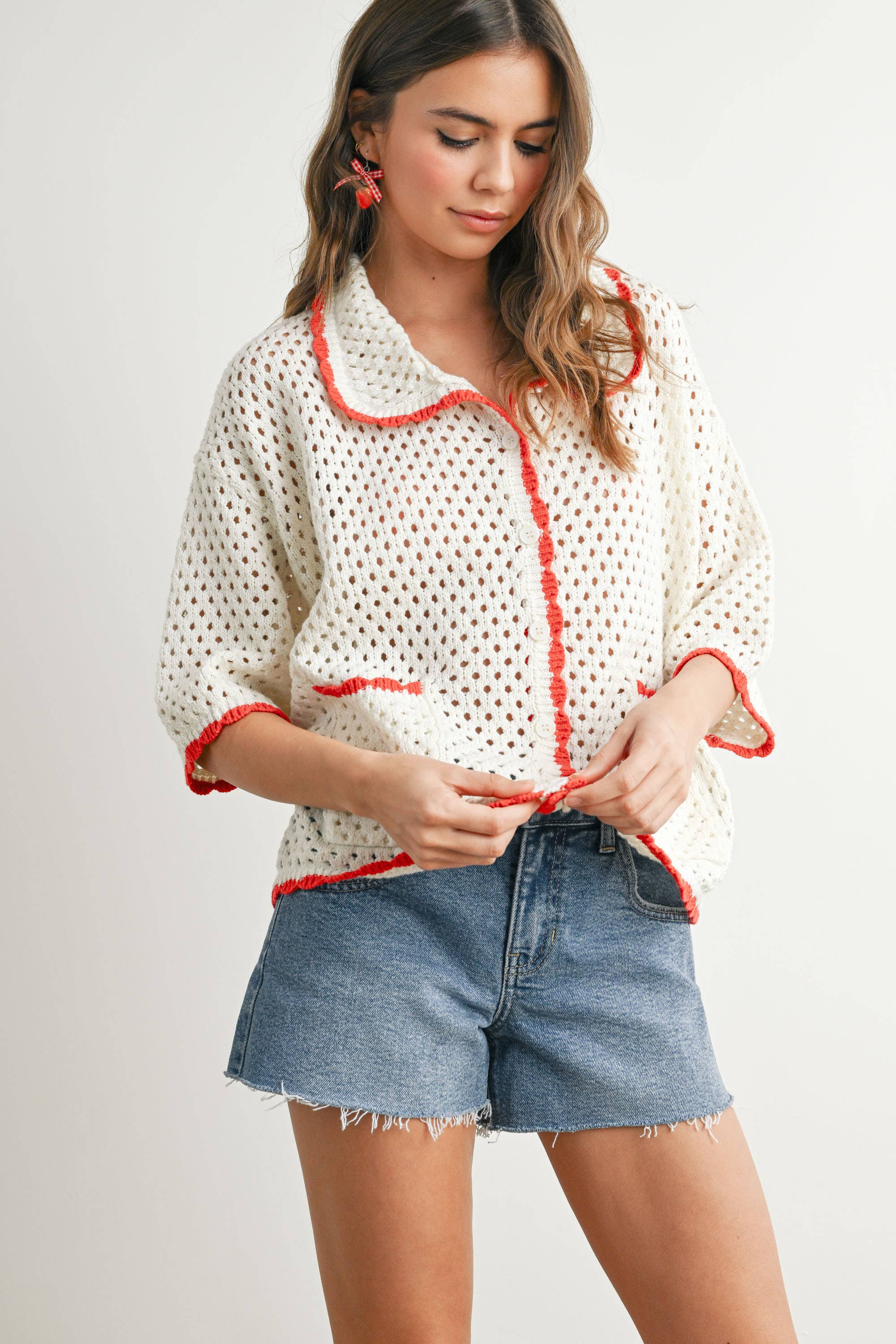 BUTTERMELON - Vendita all'ingrosso Maglione tricot - Donna - Maglione all'uncinetto Urban Vibe - BMW765425