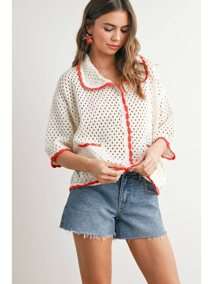 BUTTERMELON - Vendita all'ingrosso Maglione tricot - Donna - Maglione all'uncinetto Urban Vibe - BMW765425