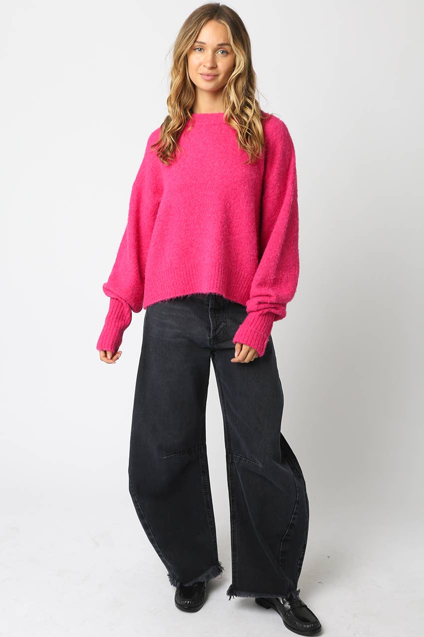 Olivaceous - Wholesale Pullover-trui - Dames - Julien Trui22