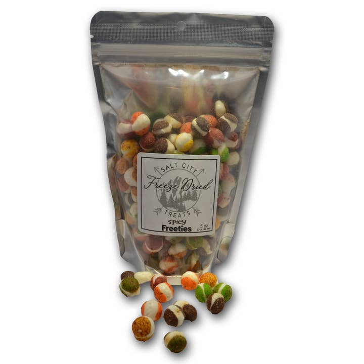 SPICY 5oz Freeties Case Quantity 70 bags for wholesale by Salt City Treats