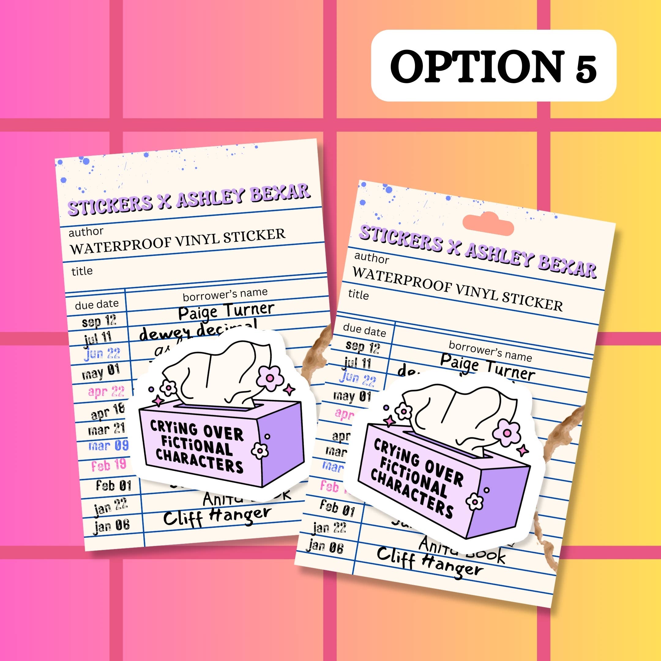 Stickers+ X Ashley Bexar - Wholesale Sticker - Book Bookish Bookstore Waterproof Vinyl Sticker6