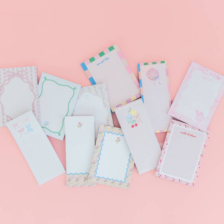 Rock Paper Scissors - Wholesale Notepad - Pink Cherry Write it Down Notepad