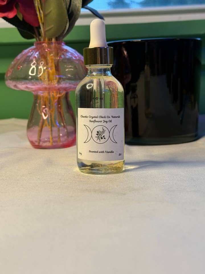 Solrosglädje Kroppsolja för wholesale av Chaotic Crystal Chick Co.
