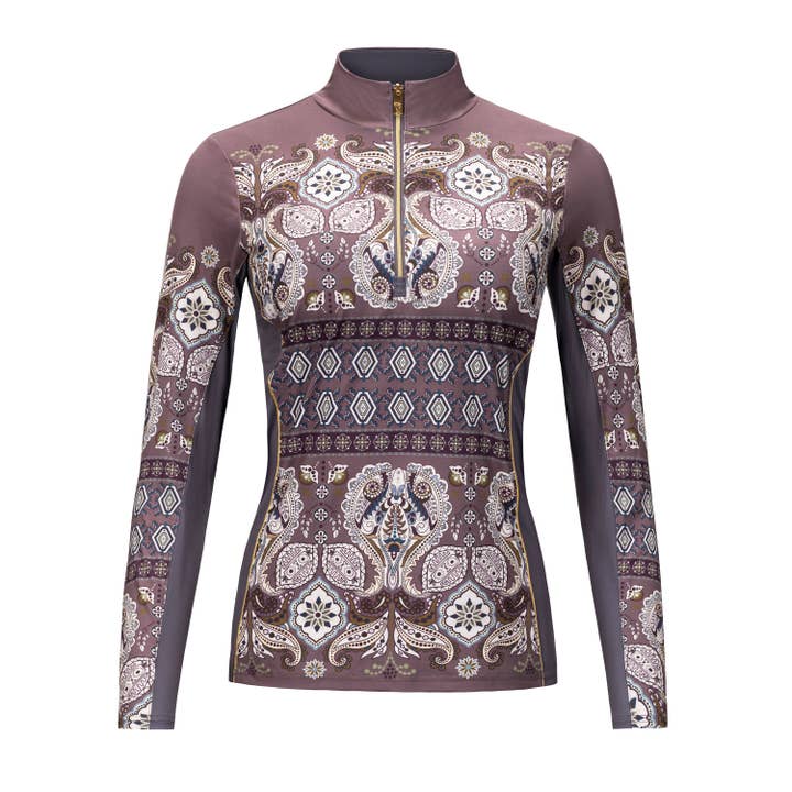 PRE-SALE: Mandala in Fig, w/ MESH (3013) for wholesale by Arista Equestrian