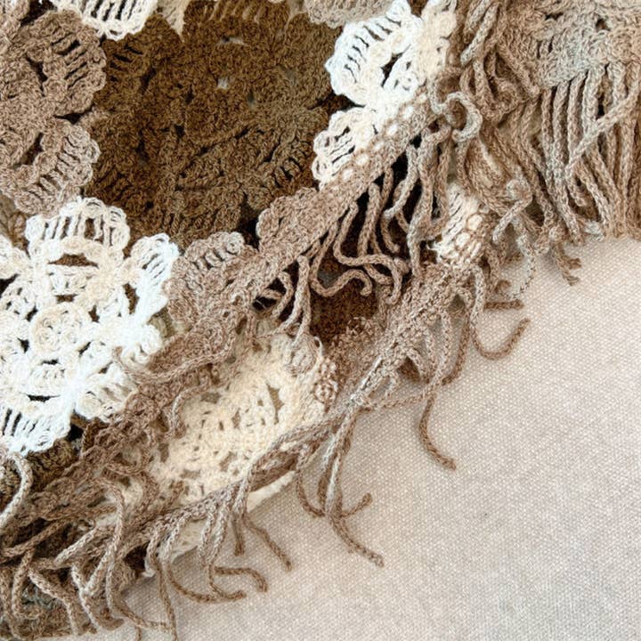 Funkyrel® Atzbranding Limited - Wholesale Knit Sweater - Women's - Crosa - Floral Pattern Hollow Knit Sweater11