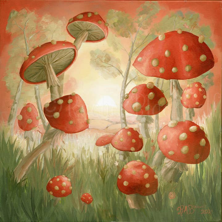 Hvor feerne leger - Giclée-tryk for engroshandel hos Ethereal Earth