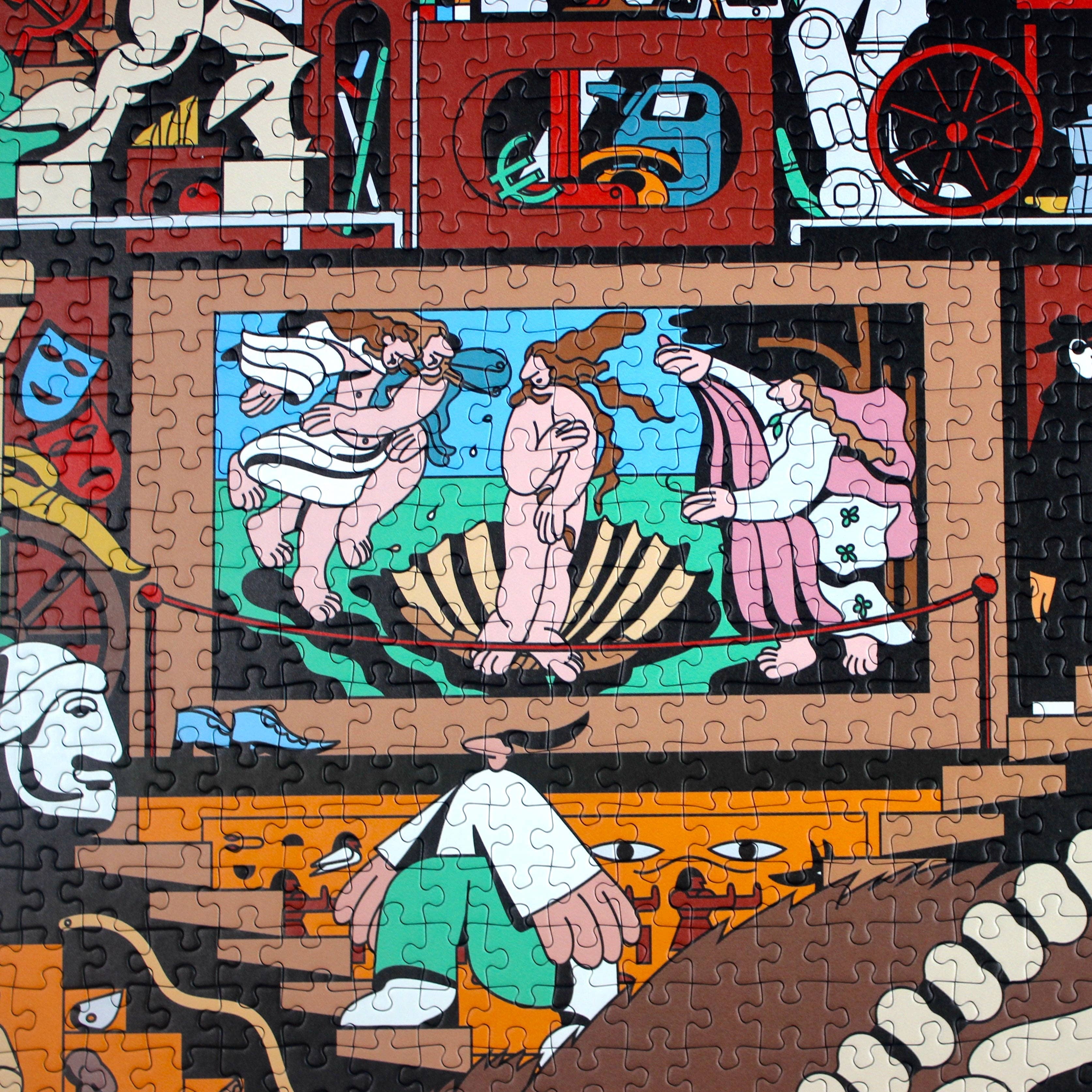 Das Puzzle Kollektiv – wholesale Pussel - Vuxen – "Touch av civilisation"2