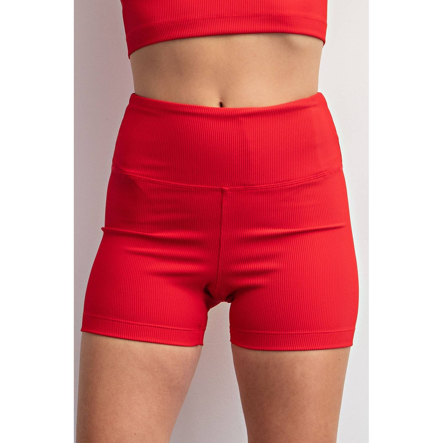Rae Mode - Wholesale Athletic Shorts - Women's - NYLON RIB BIKER PANT WITH SIDE POCKETS40