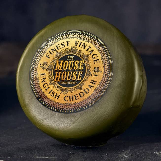 Finest Vintage English Cheddar (200g) for wholesale by The Mouse House Cheese Company