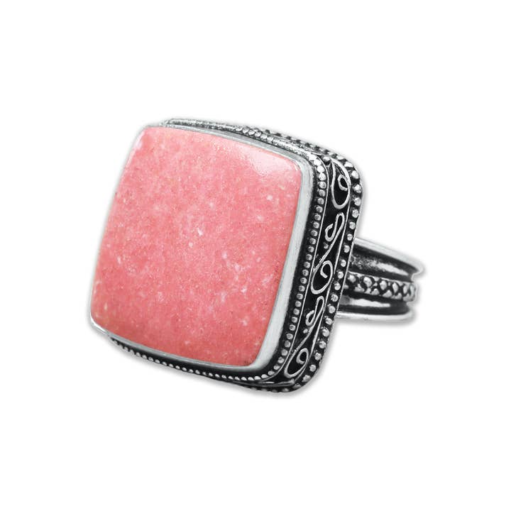 Handmade Jewels – wholesale Cocktail/statement ring – Artisanal Silver-Plated Statement Rings – Assorted Gemstones with Designer Bands (US Sizes 6–10, Non-Adjustable)11