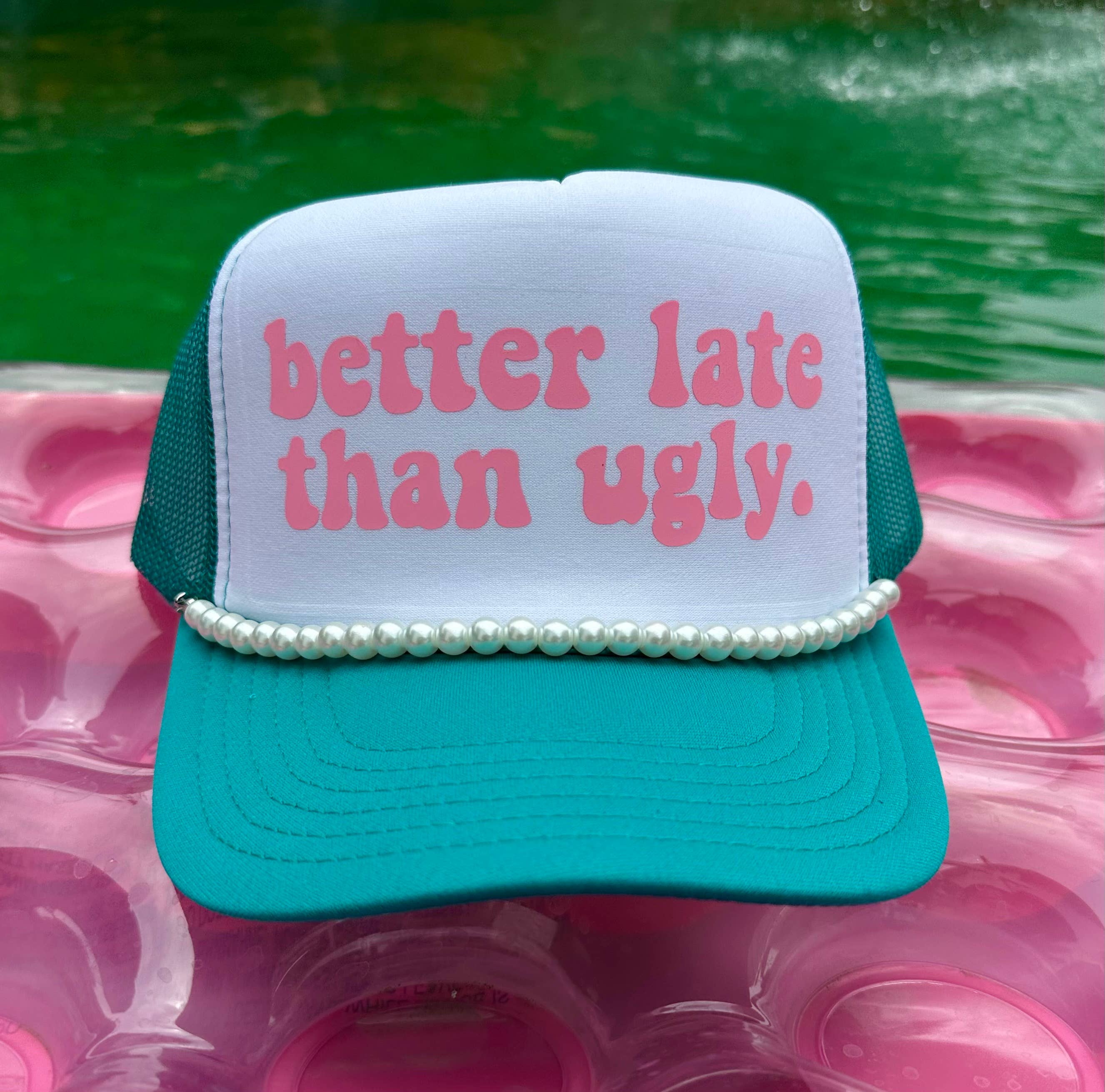 Very Cherry - Wholesale Trucker Hat - Women's - Better Late Than Ugly Trucker2