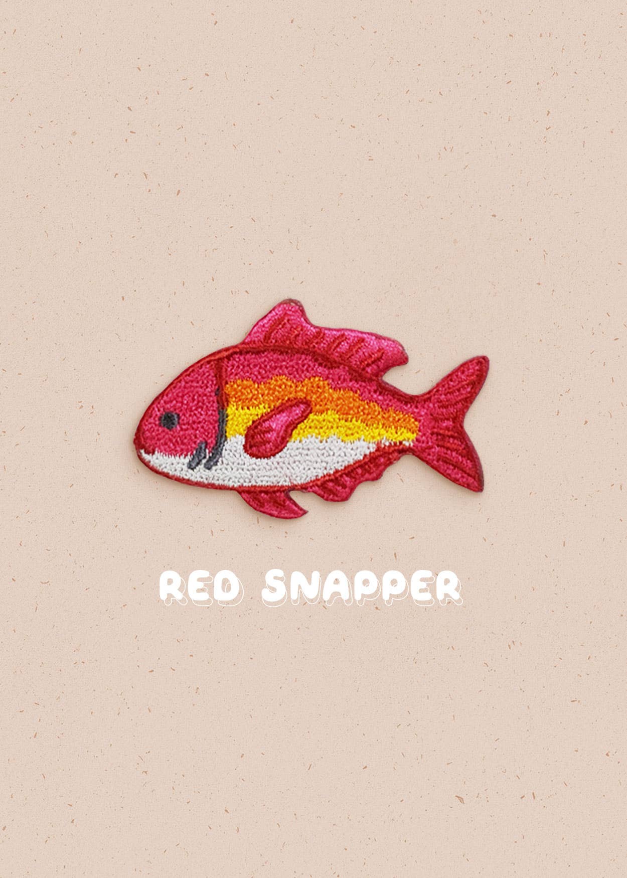 Ivycdraws - Vendita all'ingrosso Spilla da bavero - Spilla da ricamo Red Snapper