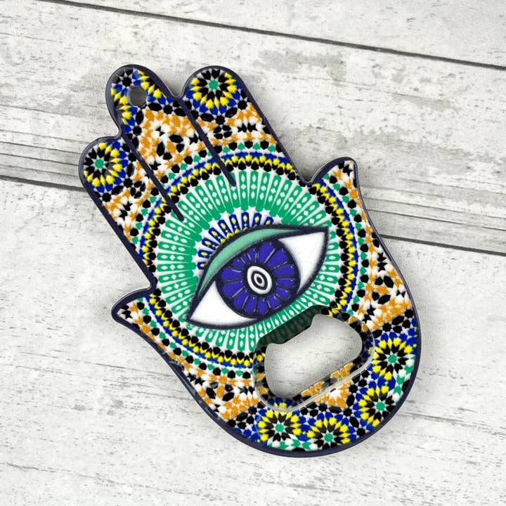 SoapElenGlen - Wholesale Bottle/Wine Opener - Hand Of Fatima Bottle Opener, Palm Fridge Magnet5