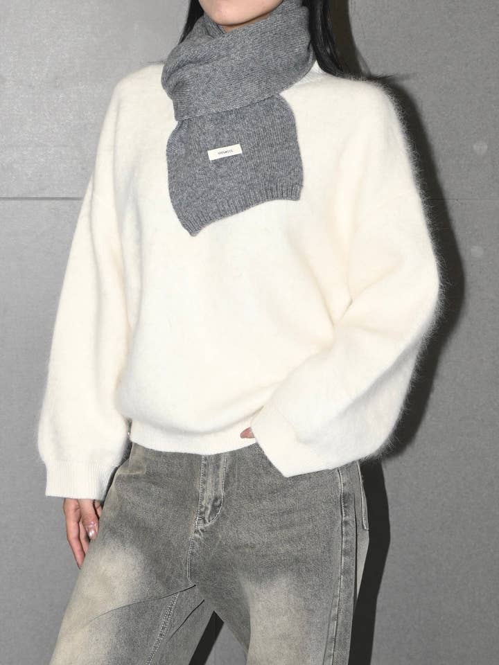 Cachecol de Lã Australiano por atacado de Blanc.Noize