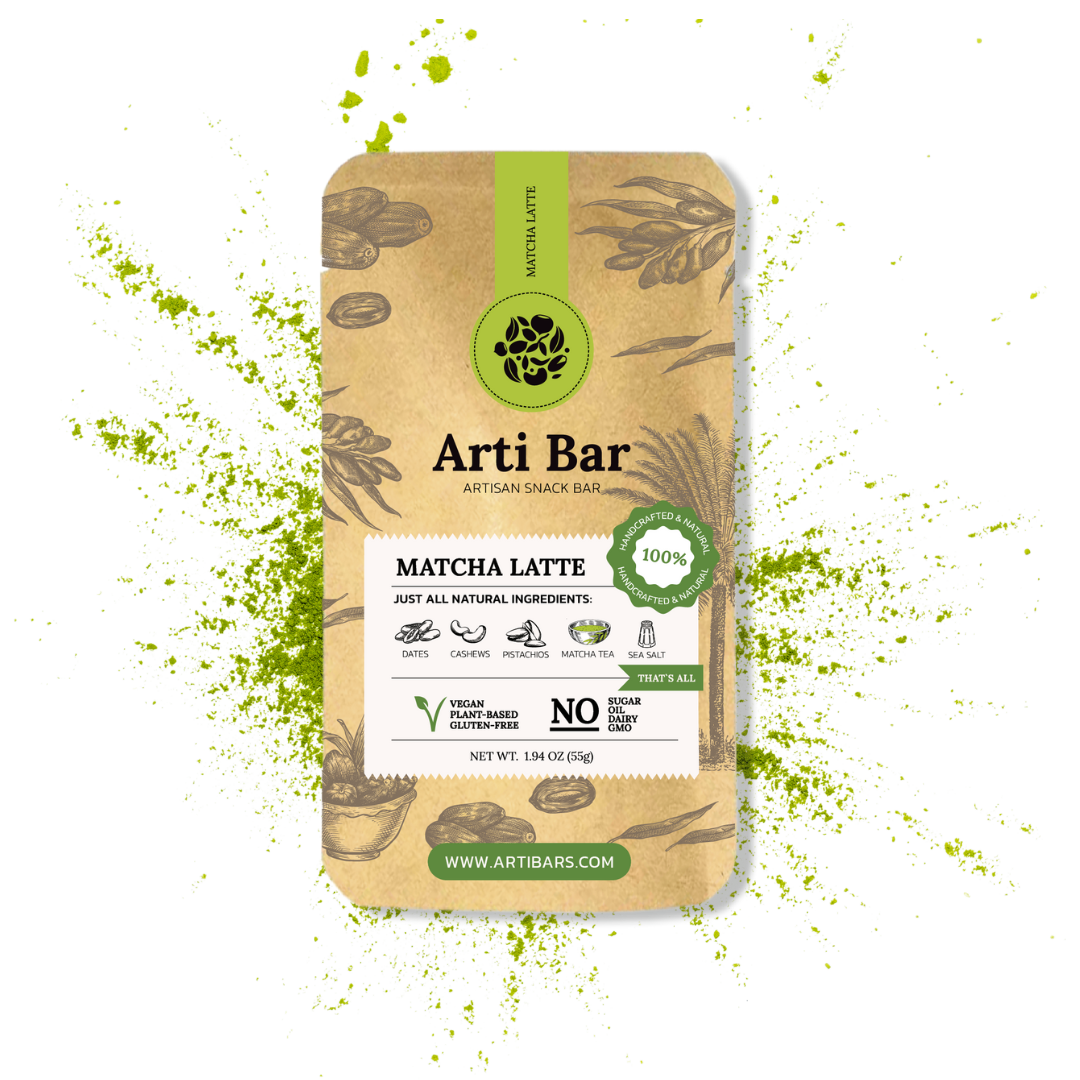 Arti Bar - Wholesale Snack Bar - ARTI BAR MATCHA LATTE (PACK OF 12)0