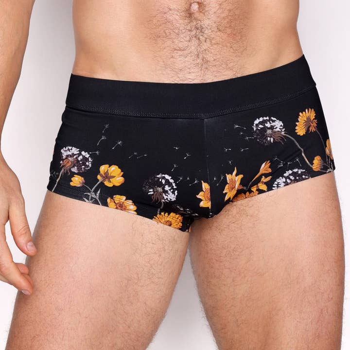 Bañador Negro Diente de León para venta al por mayor de Skull & Bones