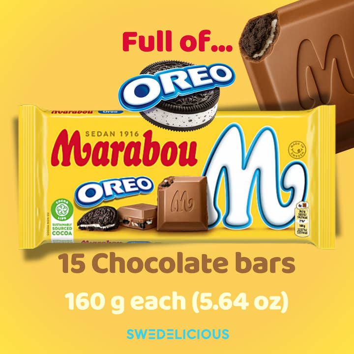 Marabou - Oreo - Swedish Chocolate for wholesale by Swedelicious - Swedish Candy