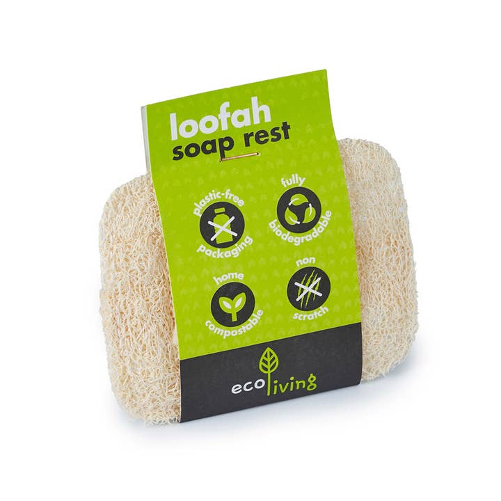 ecoLiving - Wholesale Bath Pouf/Sponge - Loofah Soap Rest1