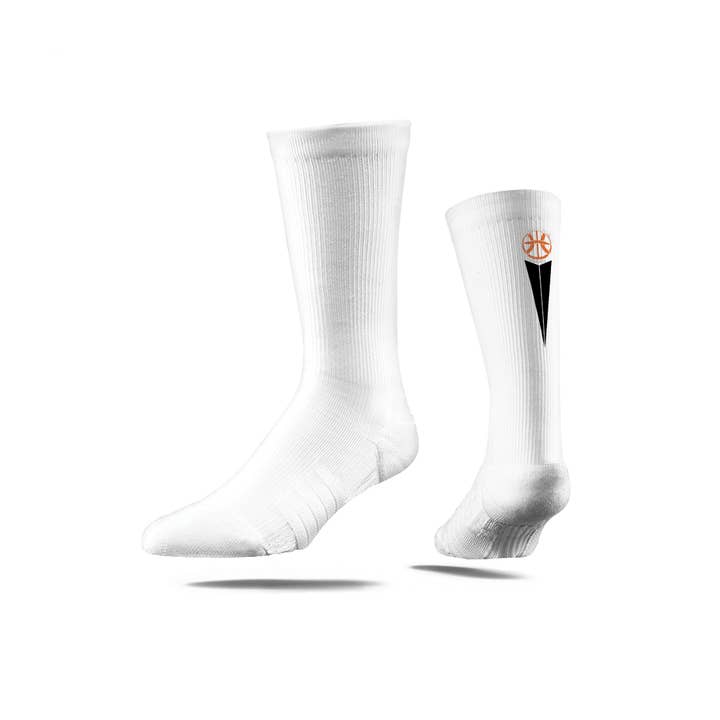 Hoop 'Til It Hurts! - Wholesale Socks - Unisex - Hoop 'Til It Hurts! Classic Basketball Crew Socks - Adult