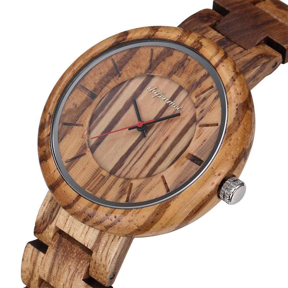 WoodWristCo - Wholesale Wrist Watch - Women's - Women's Watch Wooden Green Fashion Quartz Watch9