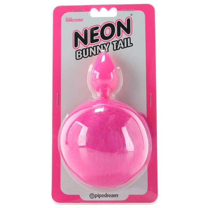 Lingerie Mart - Wholesale Sex Toy - Pipedream Bunny Tail Beginner Silicone Butt Plug in Pink5