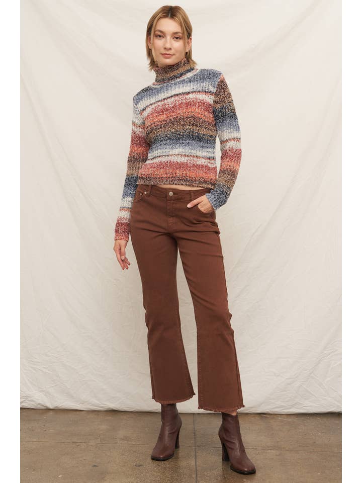 En Crème - Wholesale Jeans - Women's - Cropped Jeans with Frayed Hem 8